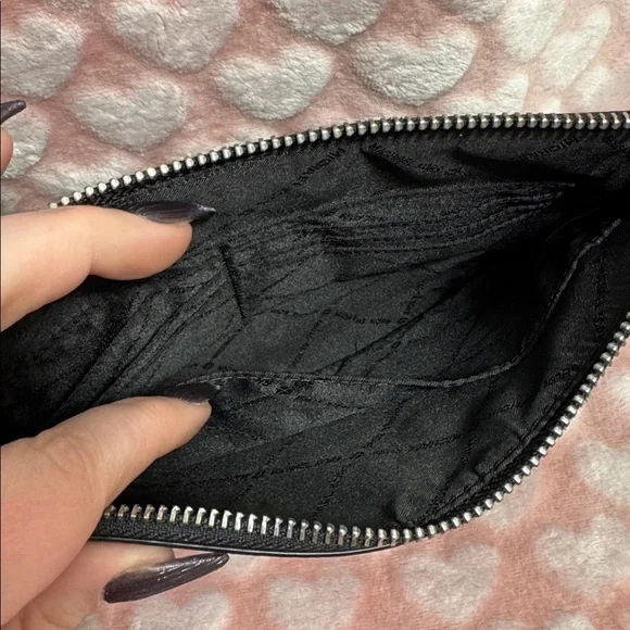 Michael Kors Black Logo Slim Wristlet - Picture 3 of 4